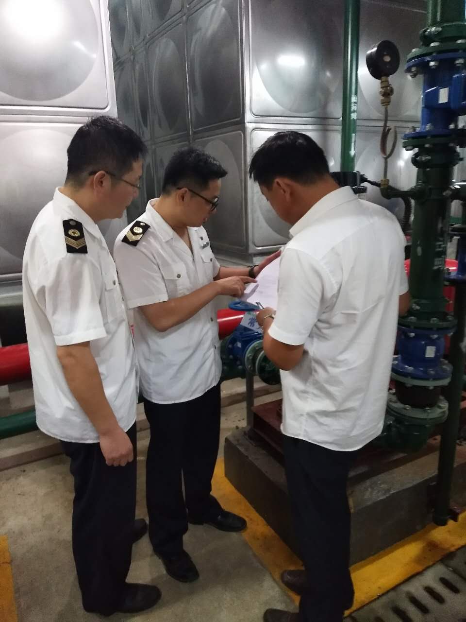 香港合生物业上海分公司物业水箱清洗检查